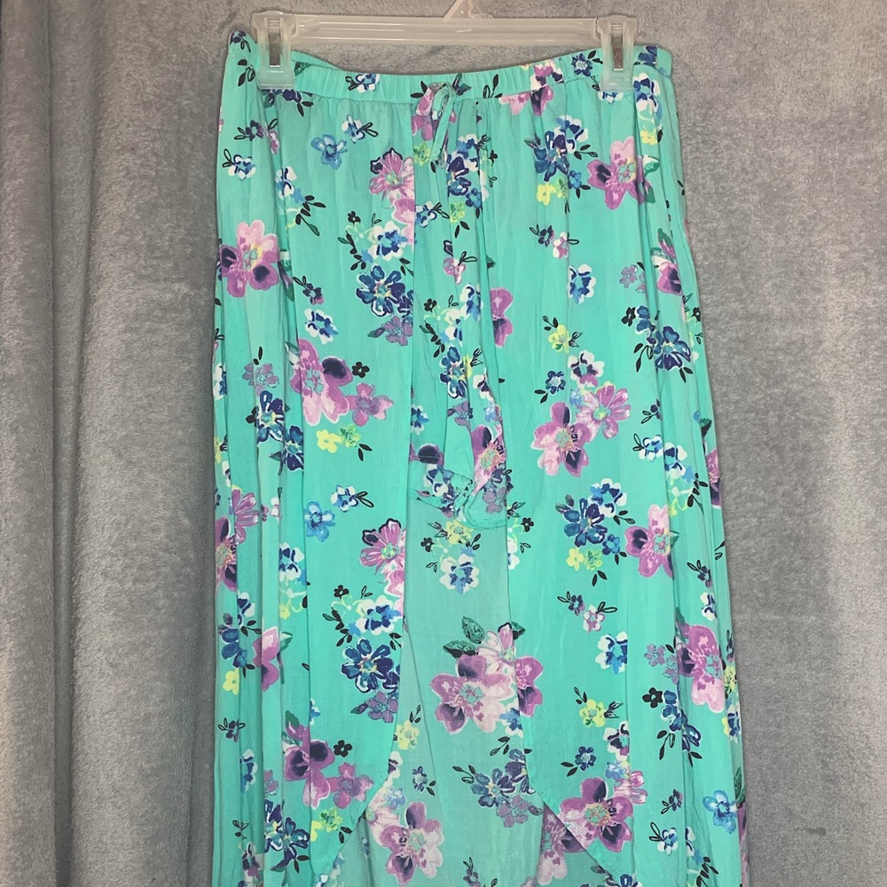 flare skirt with shorts